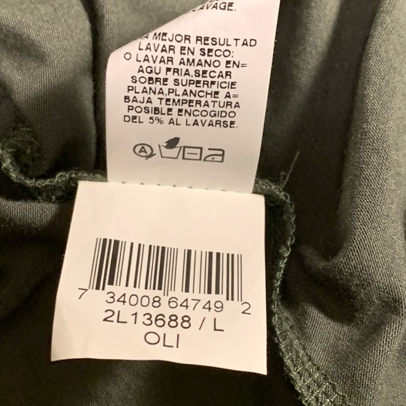 NWT KAREN KANE DRESS OLIVE TONED DESERT GYPSY STEVIE TANK DRESS SIZE LARGE - Picture 12 of 16